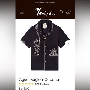 Tombolo Agua Magica Cabana Shirt size L